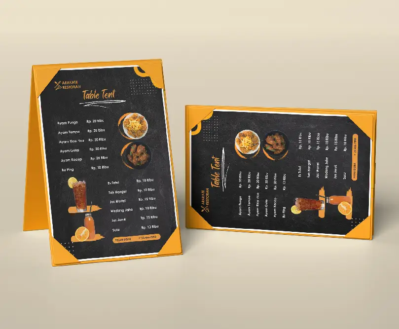 Best Menu Card Design Company in Bangalore